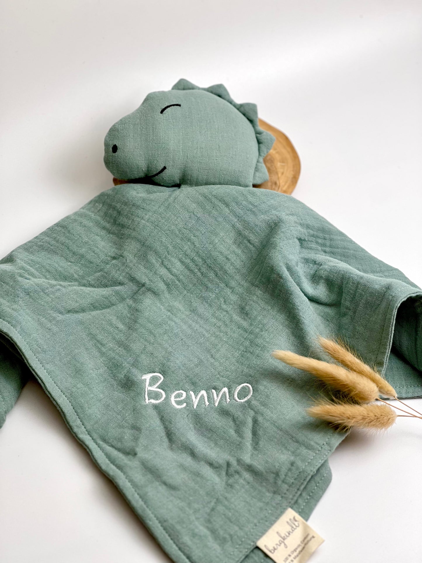 Snuffeldoekje Dino mint