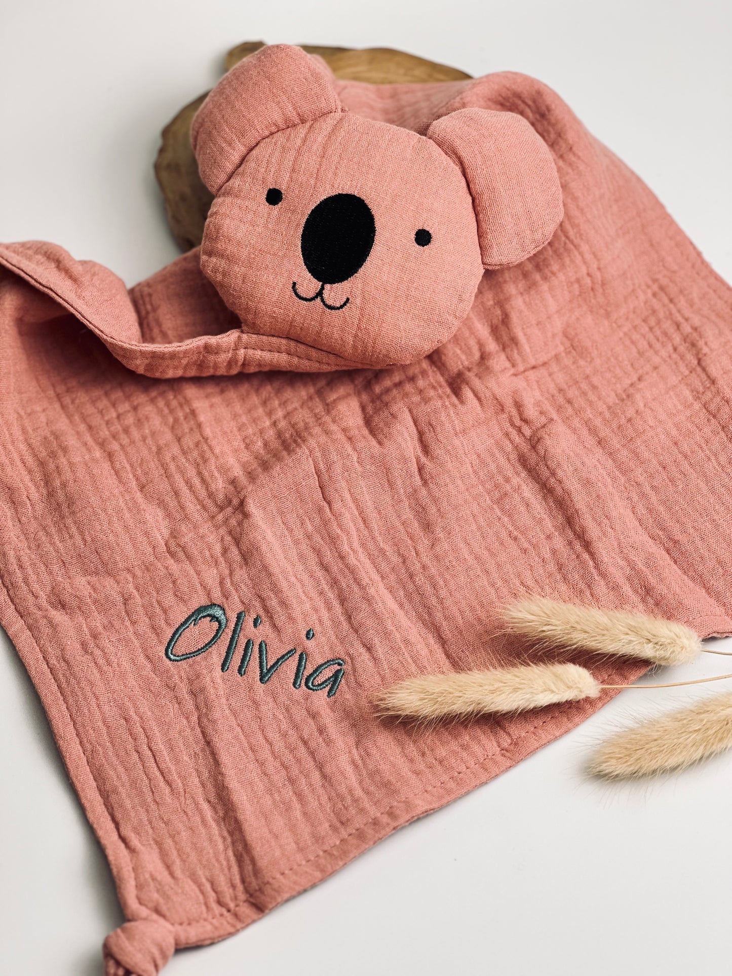 Schnuffeltuch Koala rosé