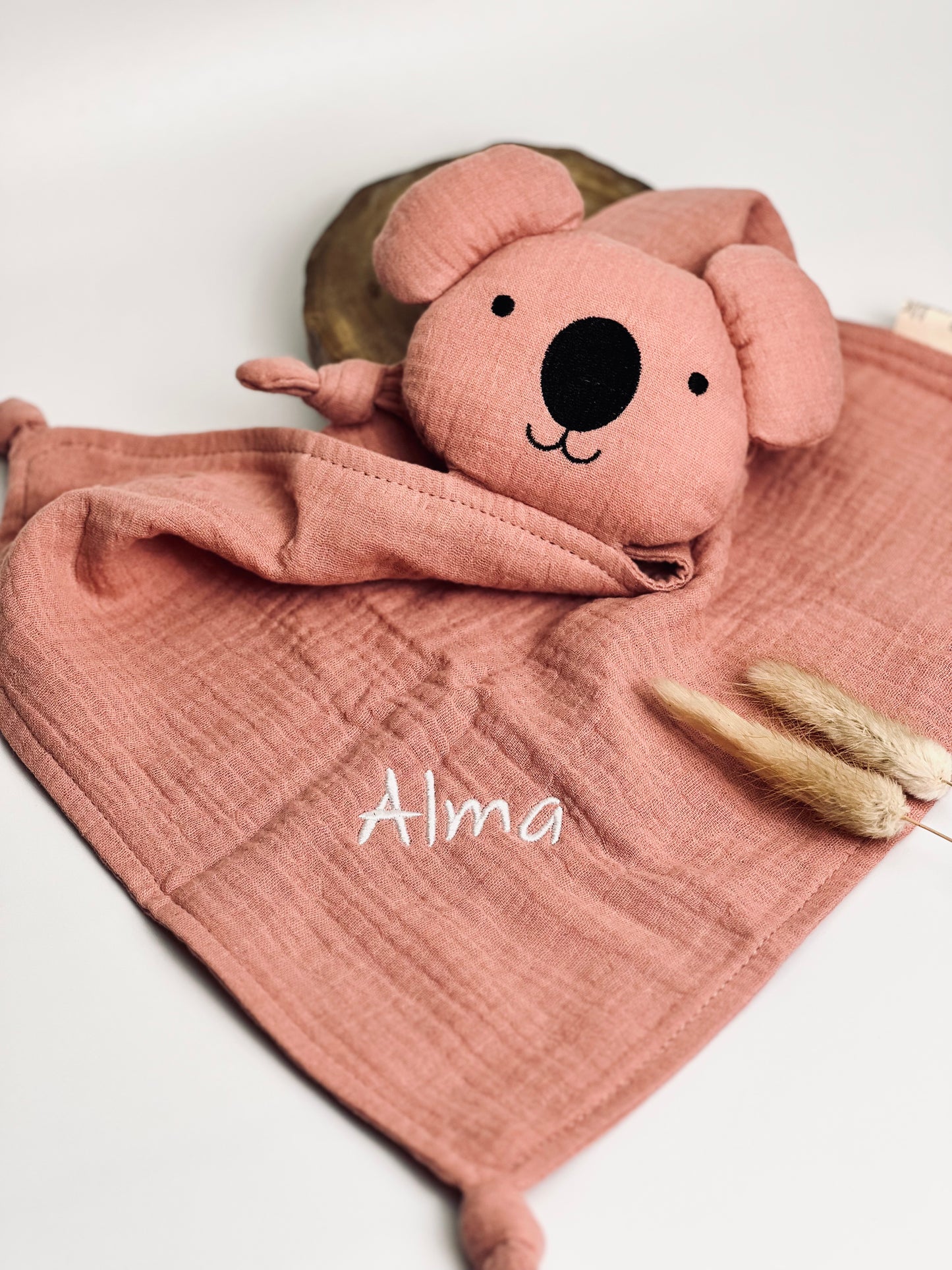 Schnuffeltuch Koala rosé