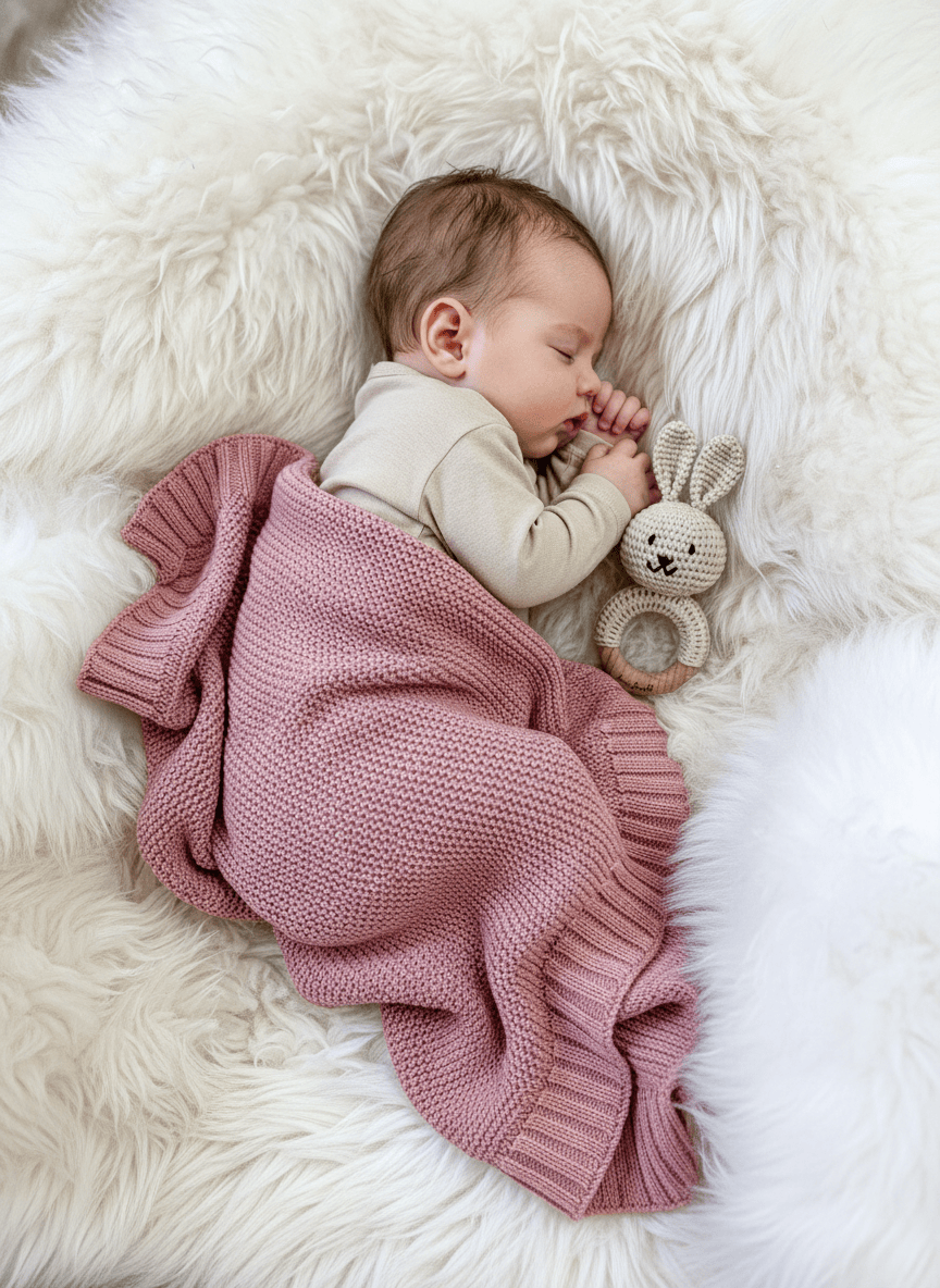 Geschenke zur Geburt Babygirl rose