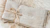 Personalisierte Geschenke Baby, Babydecke_creme