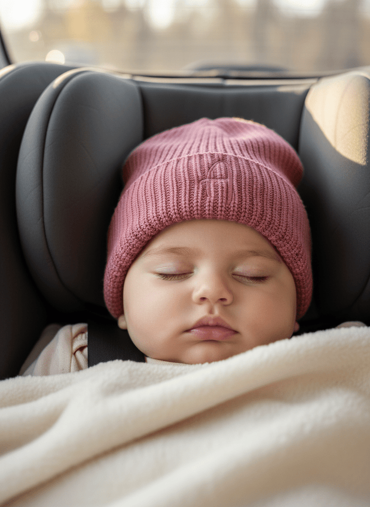 Personalisierte Geschenke Baby Mütze rose