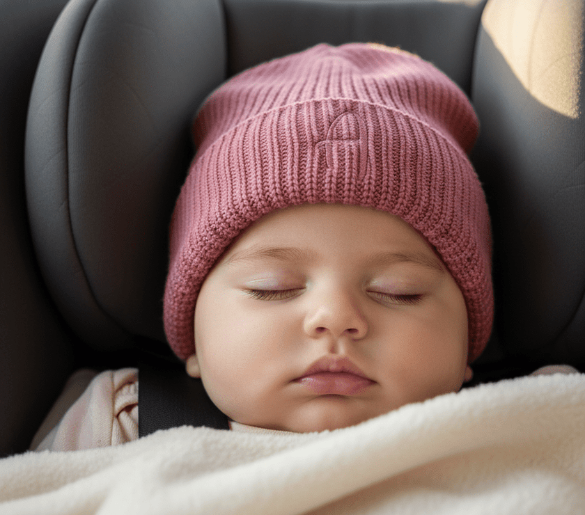 Personalisierte Geschenke Baby Mütze rose