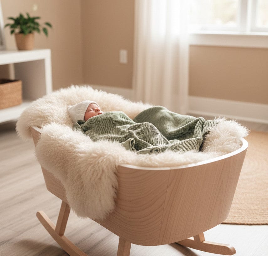 Salbei Babydecke -  Kuschelweich