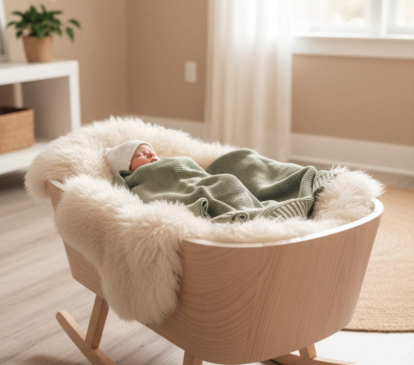 Salbei Babydecke -  Kuschelweich