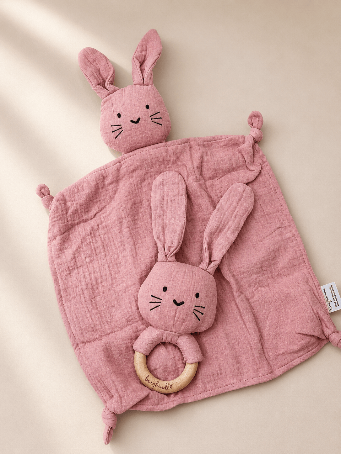 Geschenk zur Geburt – Bundle Hase rose