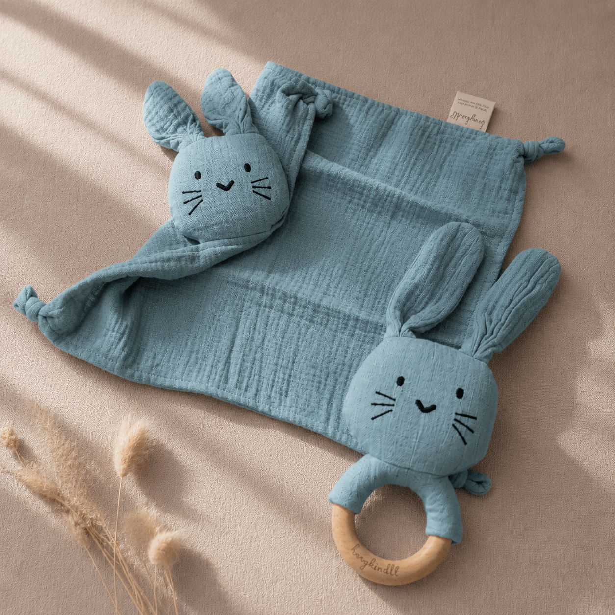 Geschenk zur Geburt – Bundle Hase mint