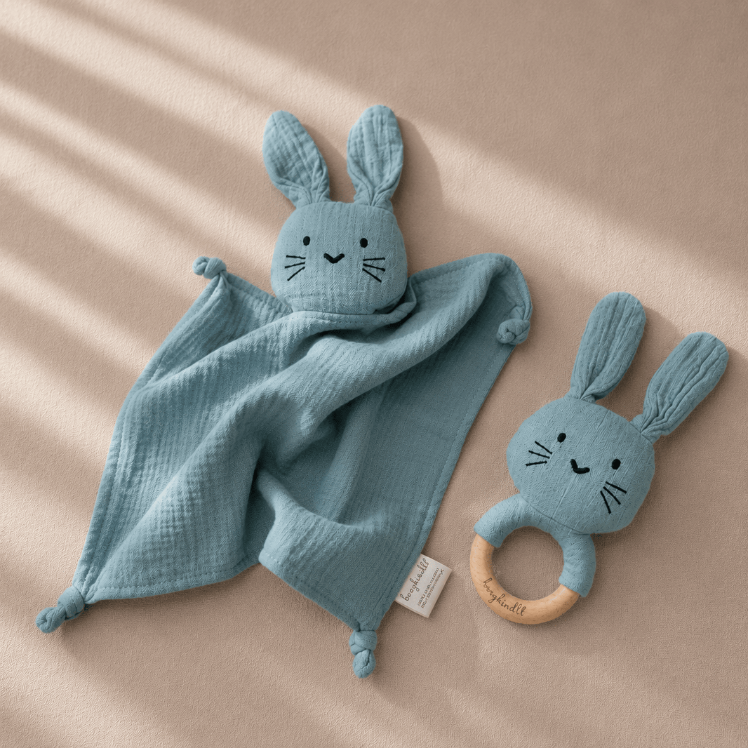 Geschenk zur Geburt – Bundle Hase mint