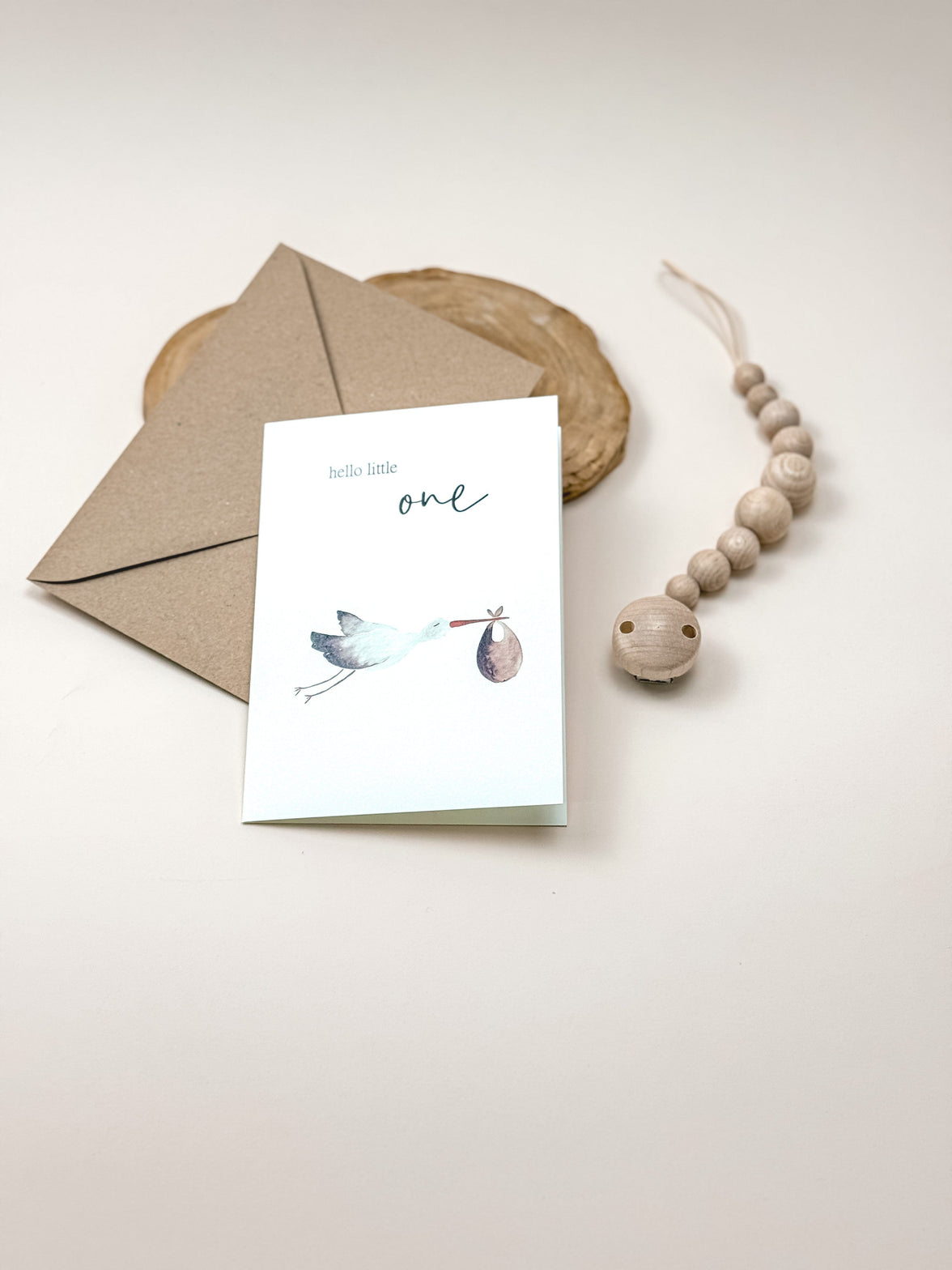 Glückwunschkarte – Hello Little One - bergkindl