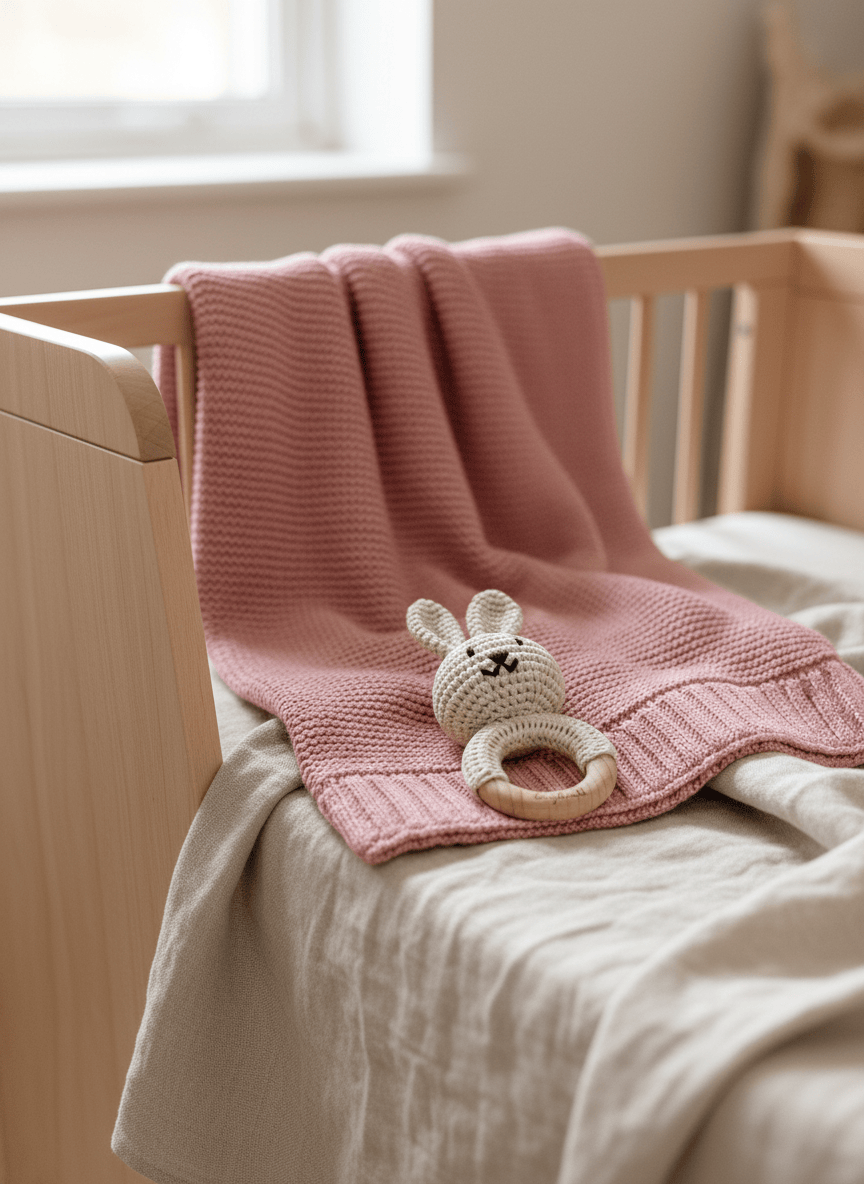 Geschenke zur Geburt Babygirl  in rose