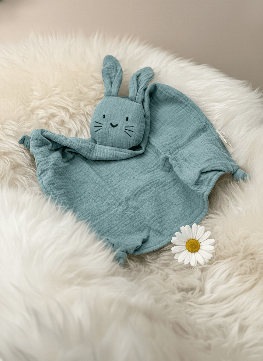 Schnuffeltuch - Schmusetuch in mint ohne Namen