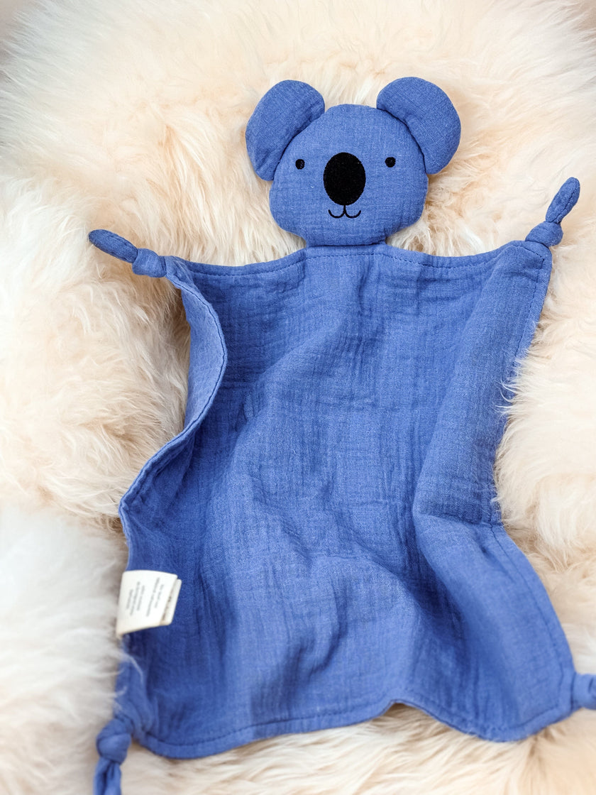 Schnuffeltuch /  Schmusetuch Kola blau