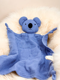 Schnuffeltuch /  Schmusetuch Kola blau
