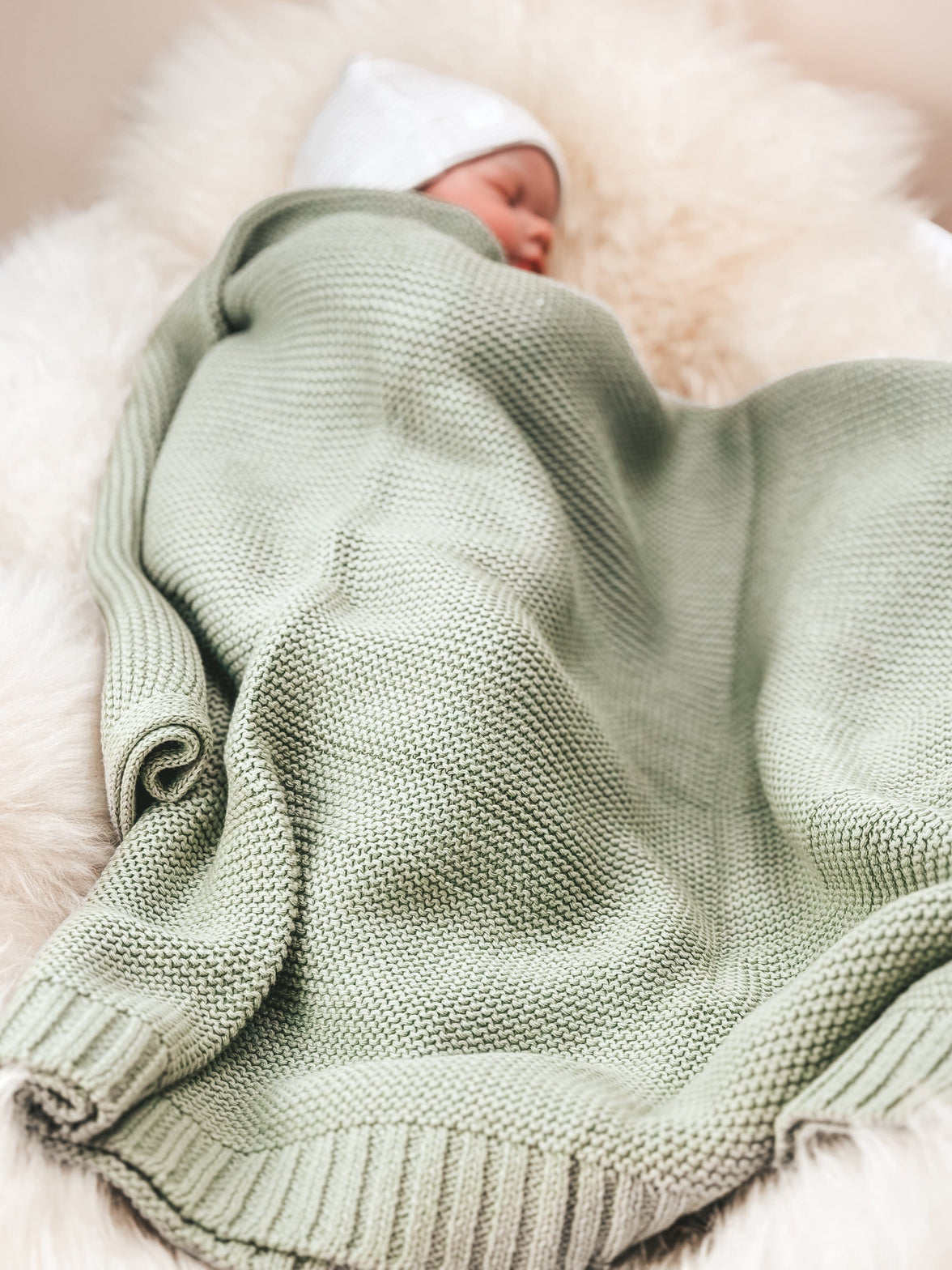 Salbei Babydecke -  Kuschelweich