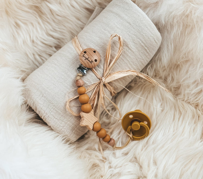 Baby Geschenkset Musselindecke