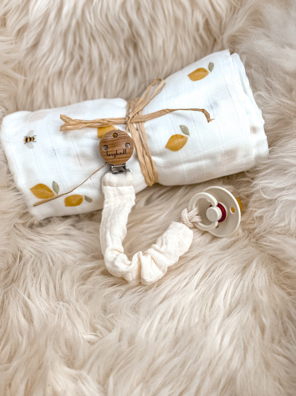 Baby Geschenkset Zitrone