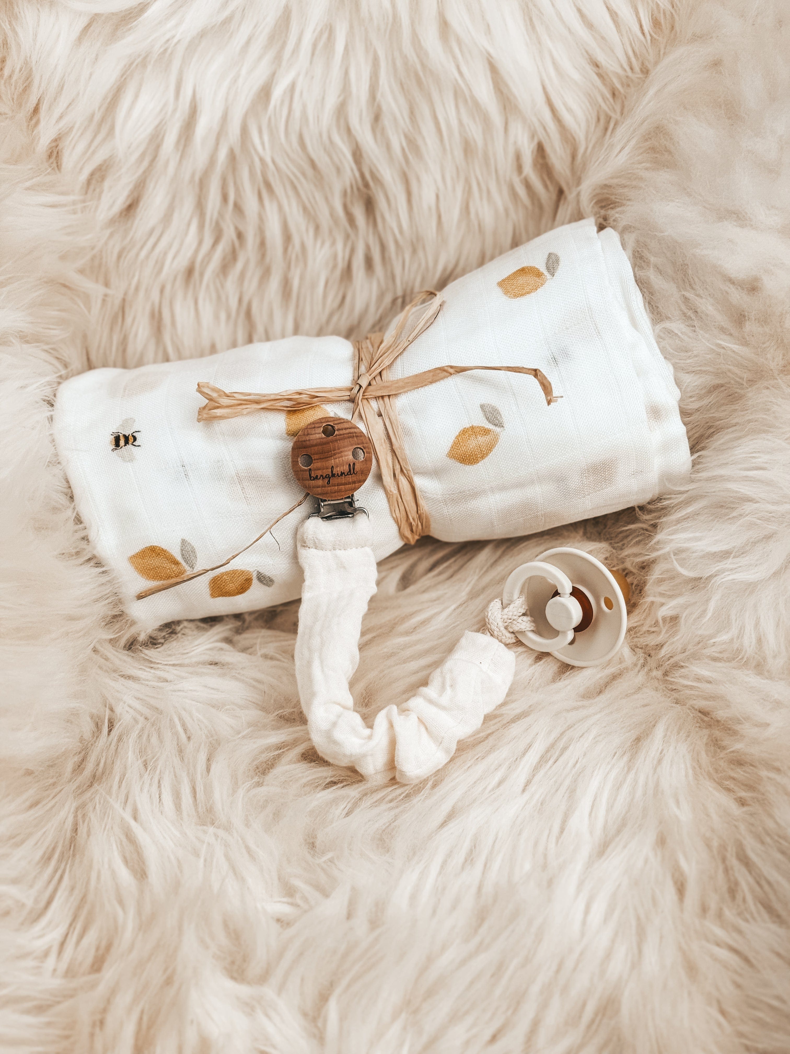 Geschenke zur Geburt Musselindecke