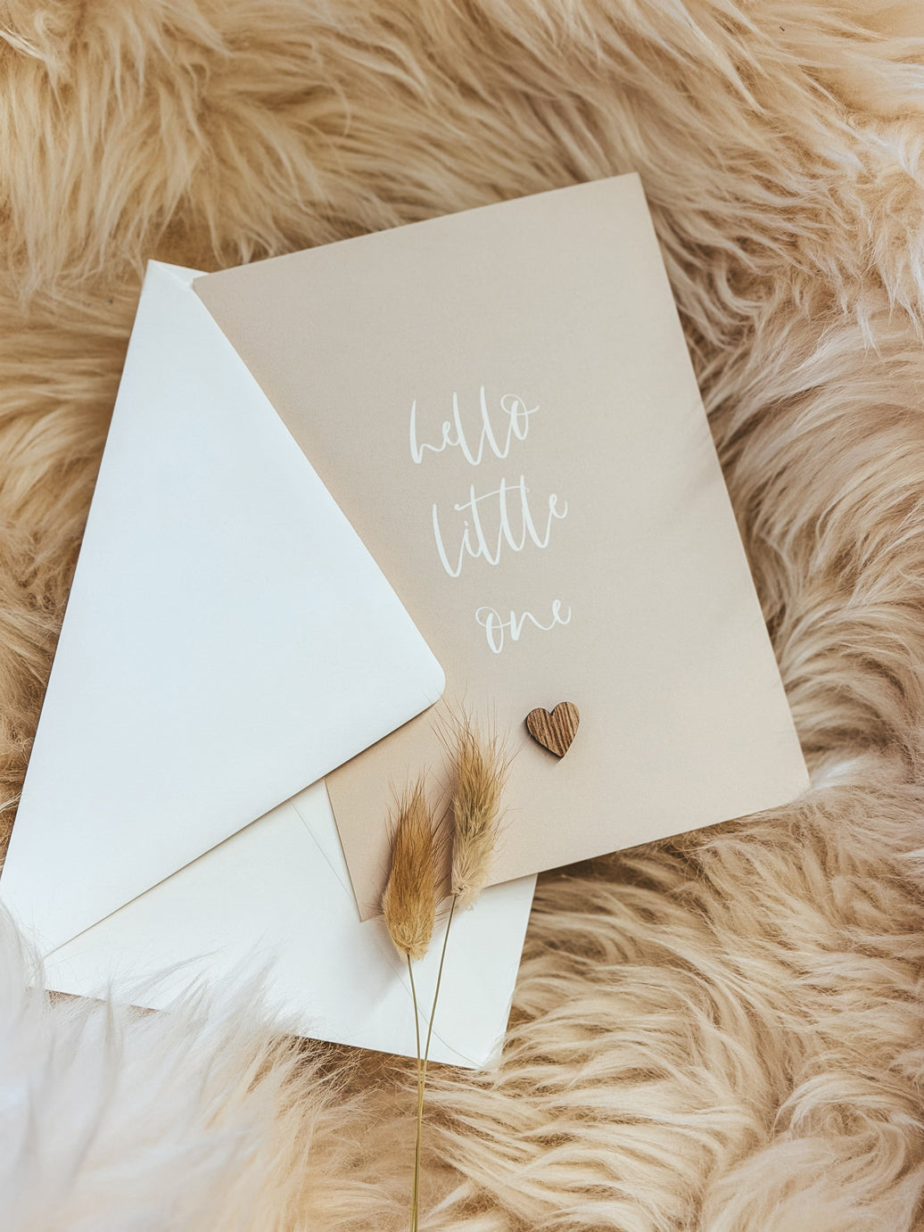 Geschenkkarte Geburt Herz