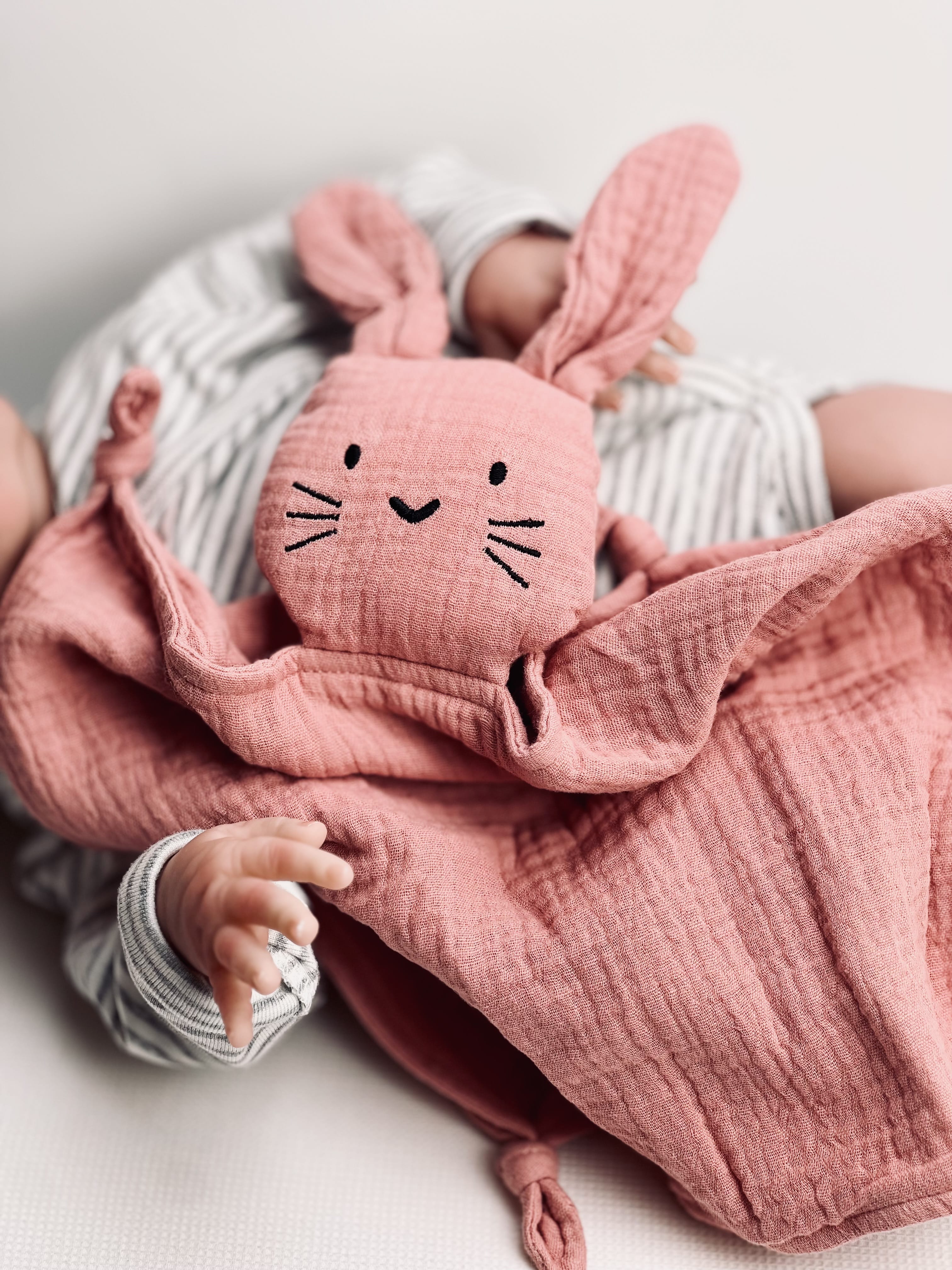 Geschenk zur Geburt – Bundle Hase rose