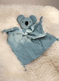 Schmusetuch - Schnuffeltuch Koala in mint ohne Namen