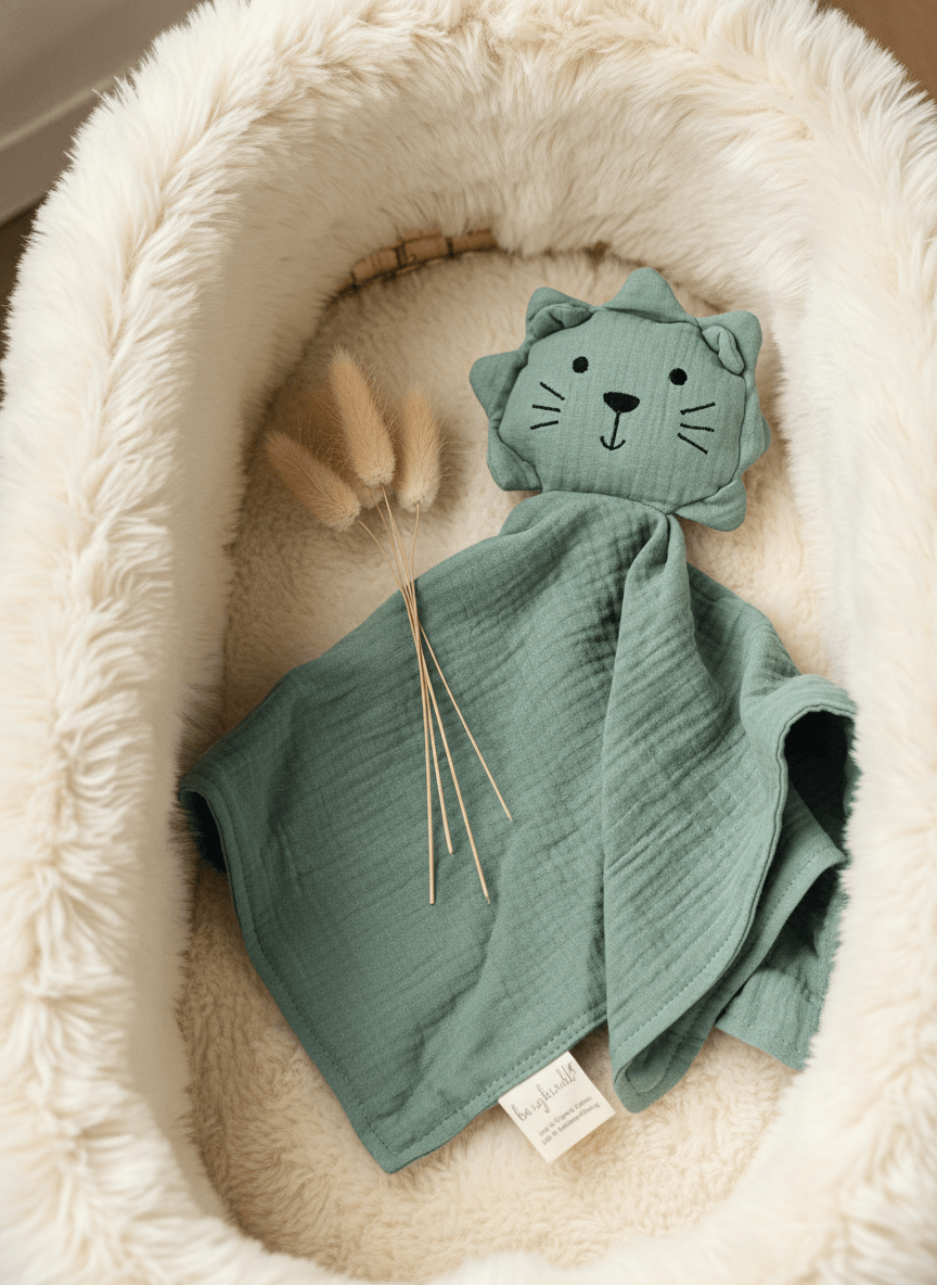 Löwe mint Schnuffeltuch ohne Namen