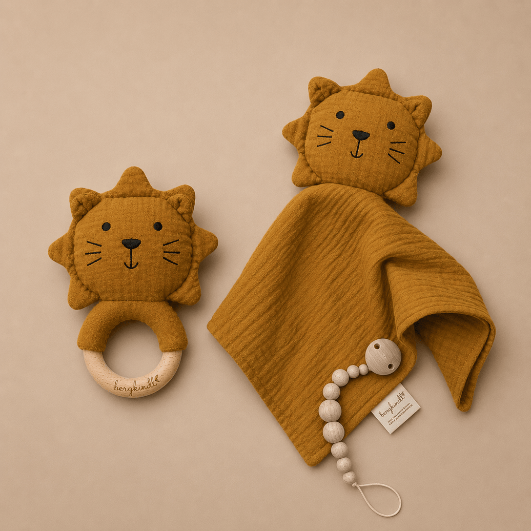 Geschenk Set Löwe ocker