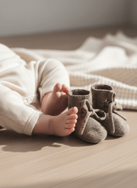 warme zarte Babyschuhe