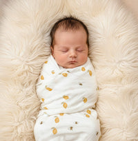 Bienen Baby Musselintuch - Kuschelweich und Vielseitig