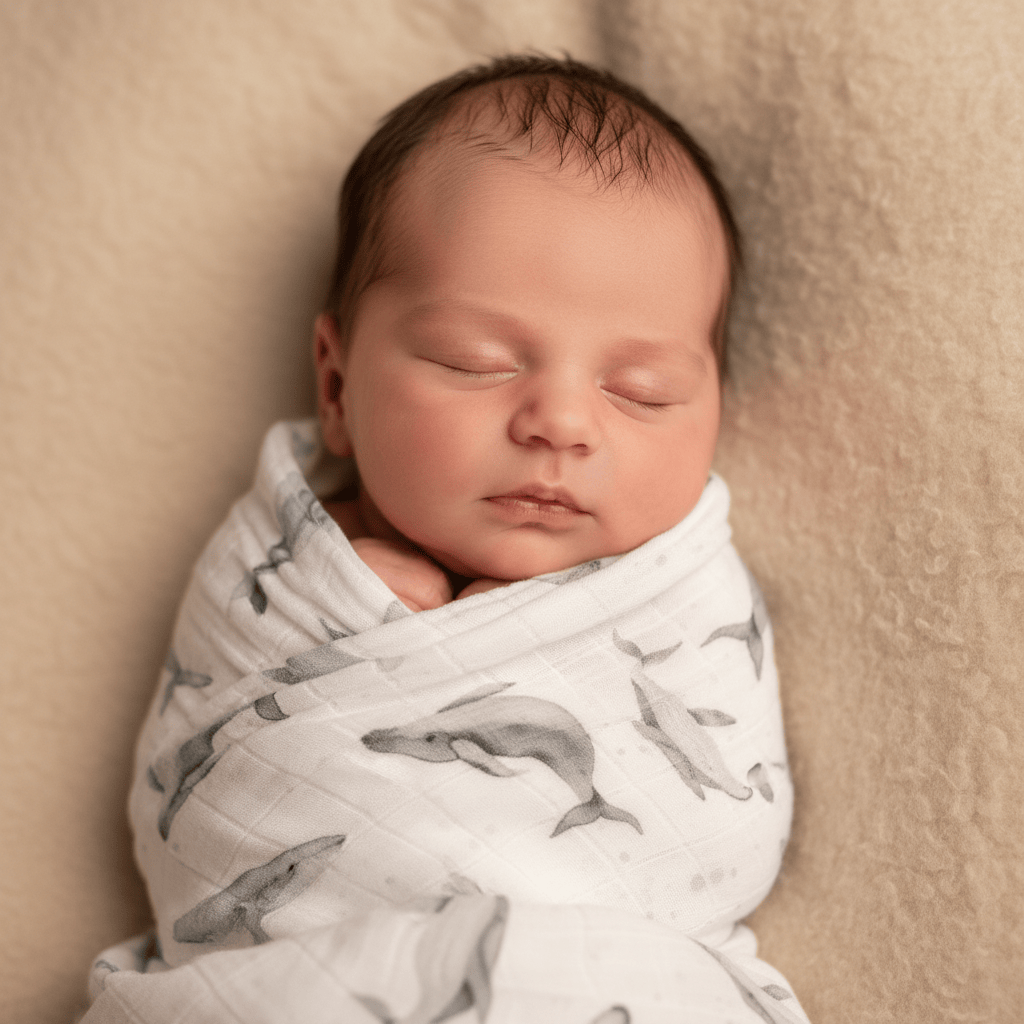 Wal Pucktuch Musselintücher Baby