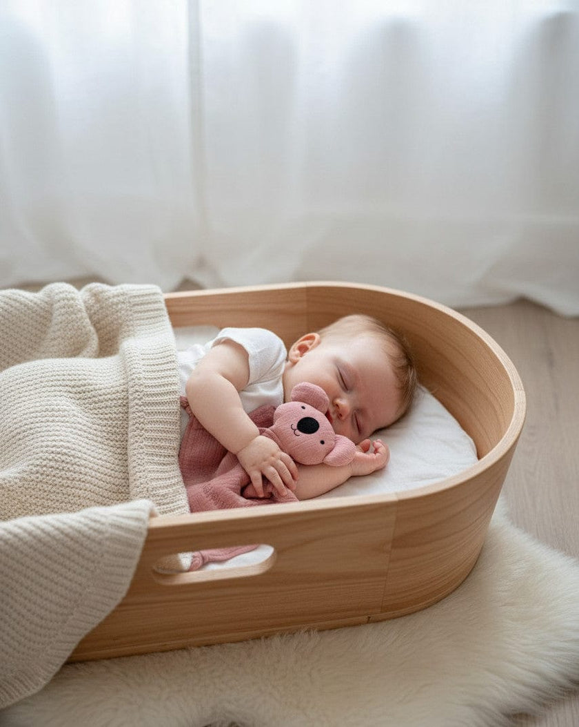 Schmusekoala  Rosé -  aus Bio Musselin