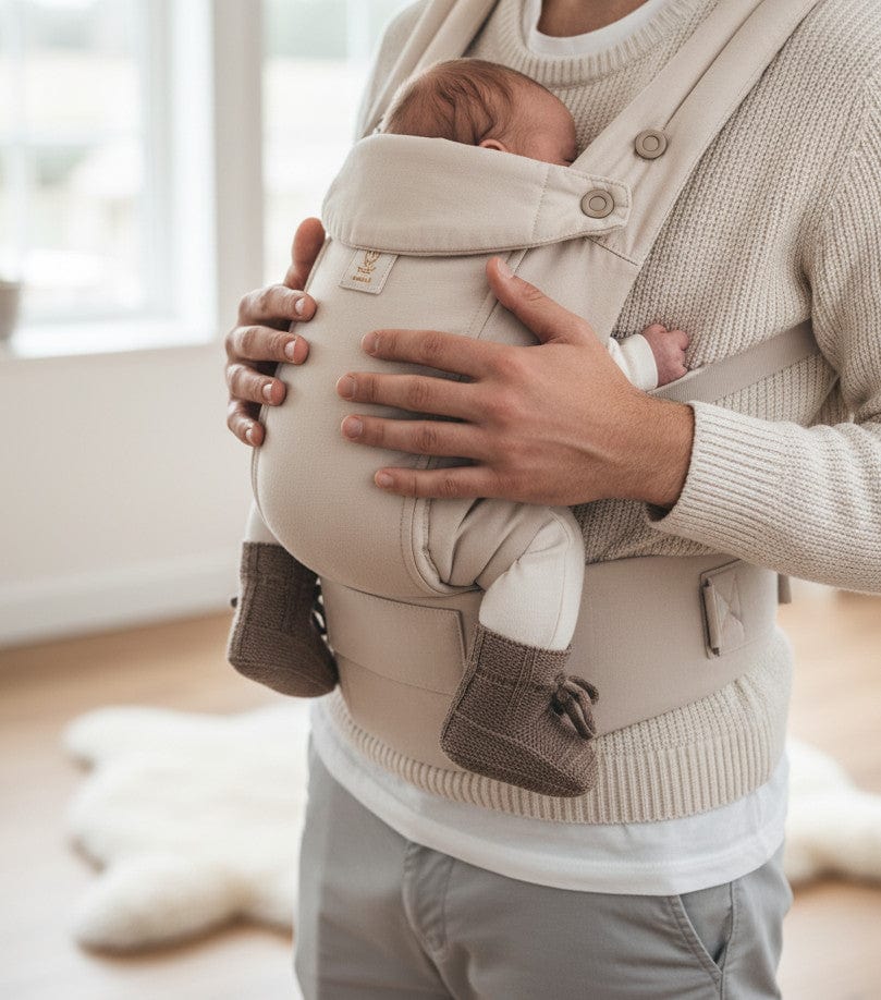 Babyschuhe zimt für Neugeborene