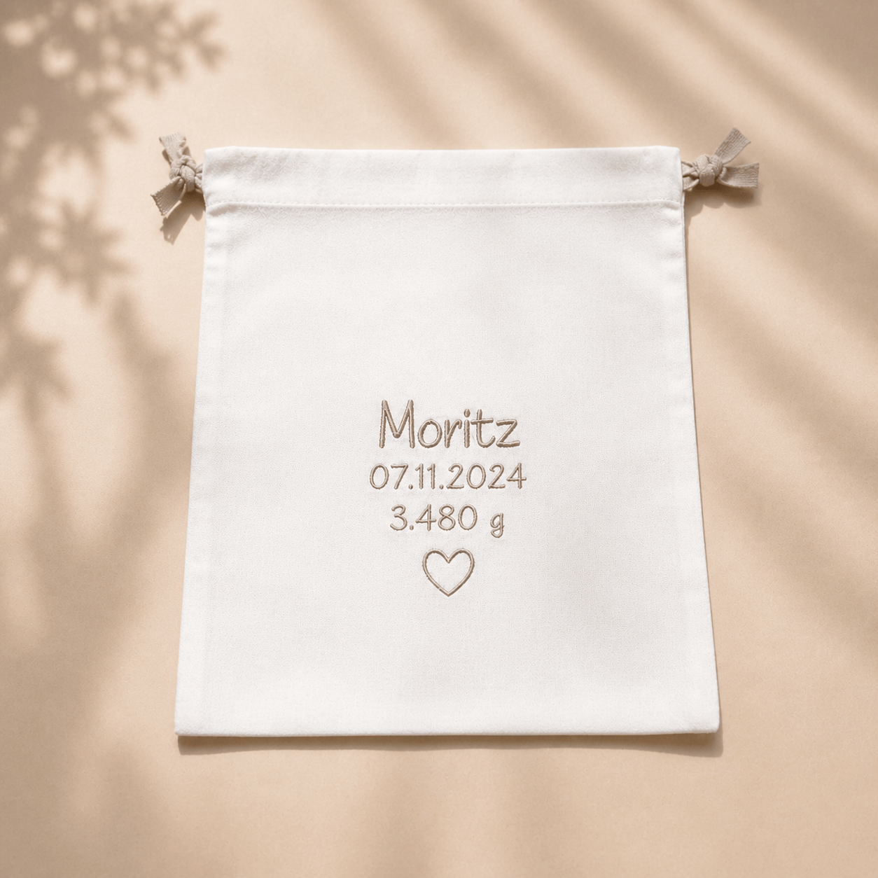 babyschuhe Merino mit personalisierter Tasche