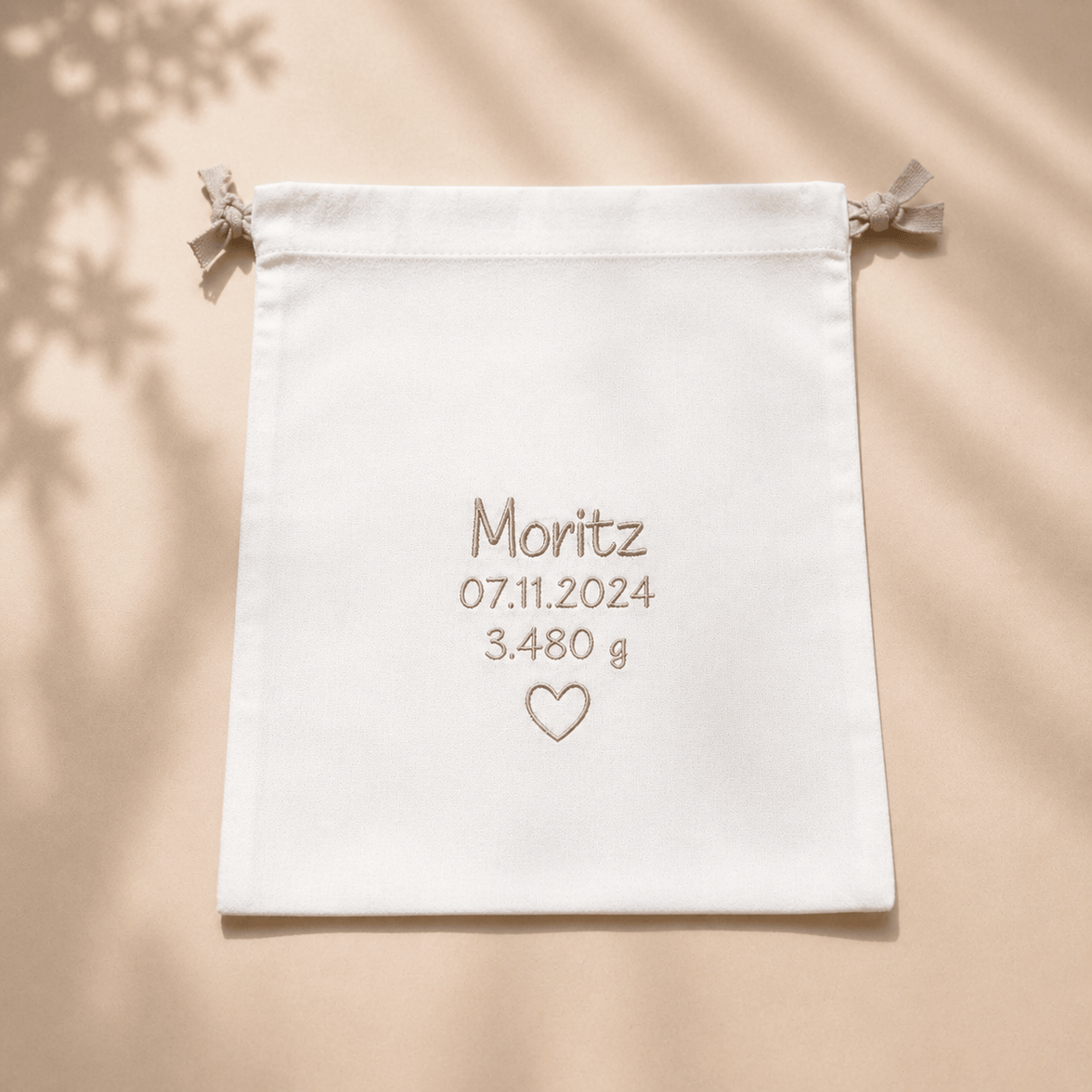 babyschuhe Merino mit personalisierter Tasche