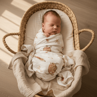 Musselintücher Baby Turtle Design