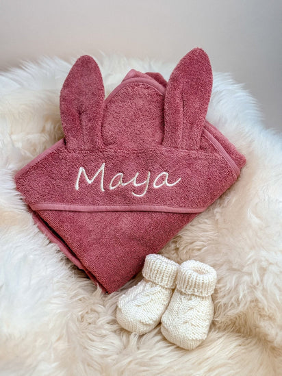Baby Bademantel
Babyhandtuch / Kapuzenhandtuch Baby
bergkindl