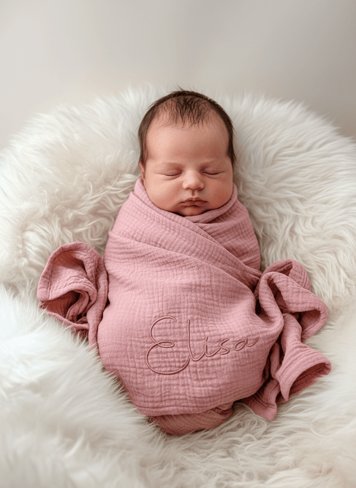 Geschenk Geburt rose