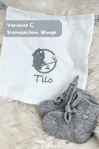 Babyschuhe aus Merinowolle – Grau | 0–6 Monate - bergkindl