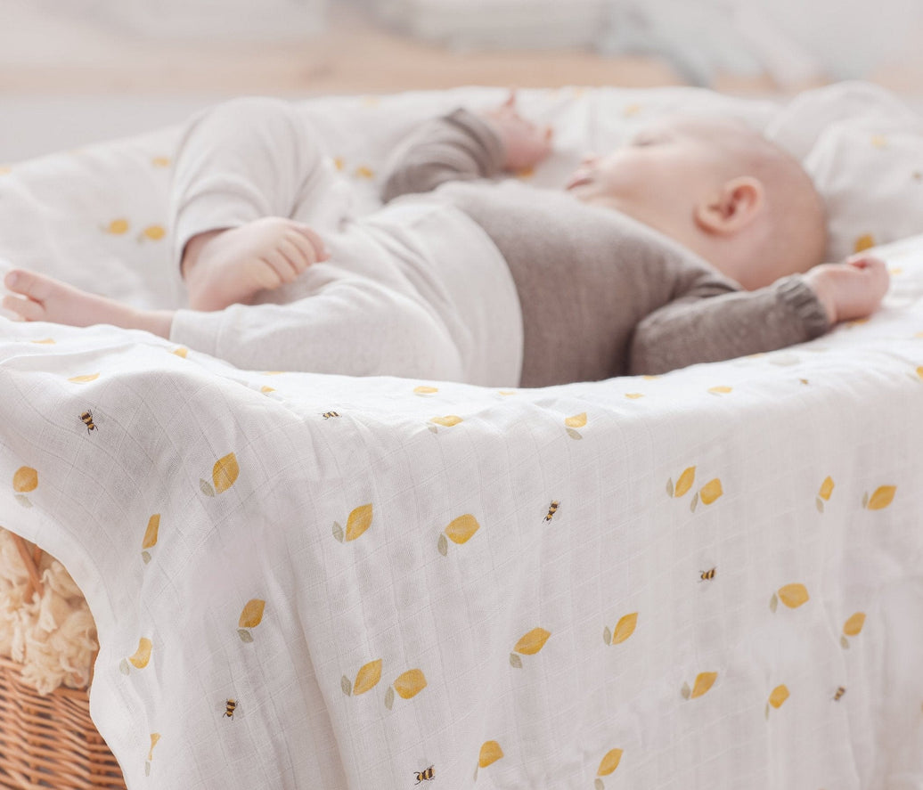 Bienen Baby Musselintuch - Musselintücher Baby