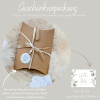 Graues Kapuzenhandtuch aus 100% Baumwolle - bergkindl
