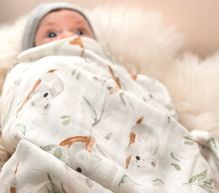 Koala Baby Musselintuch - Kuschelweich und Vielseitig - bergkindl