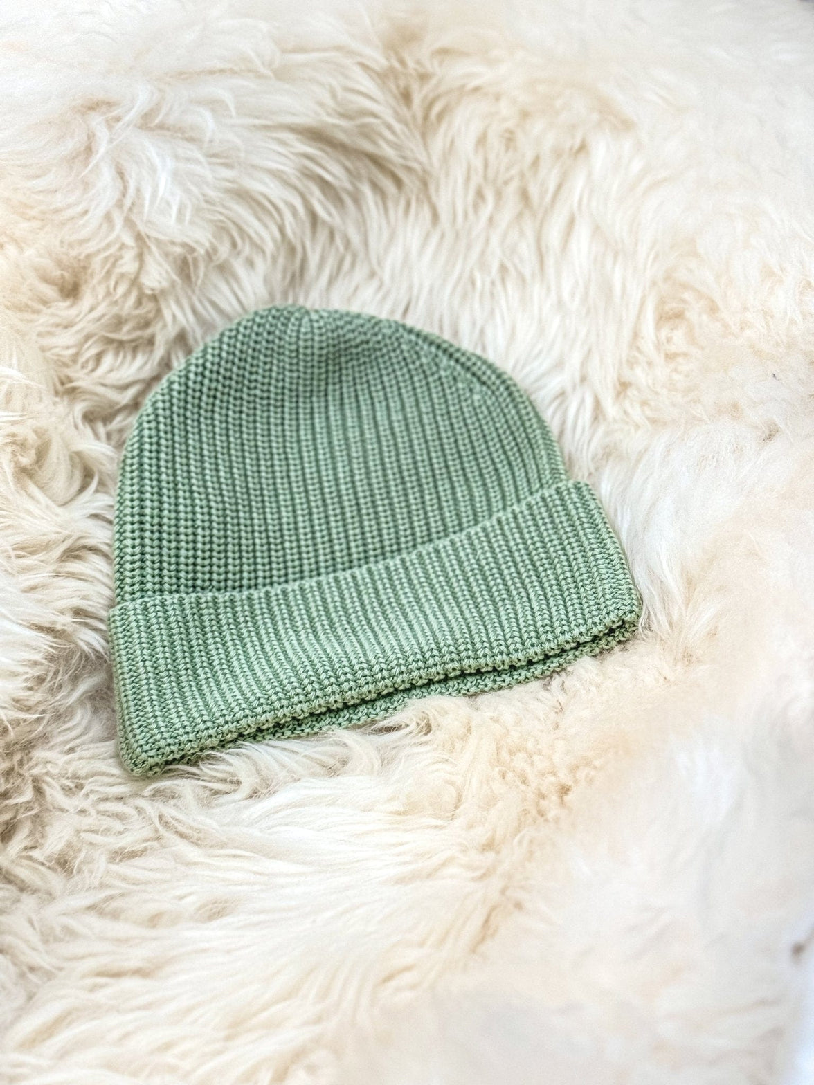 Babymütze / Baby Mütze  gestrickt mint