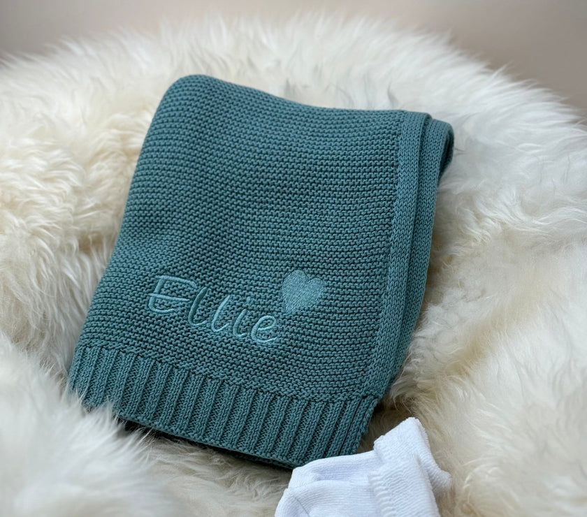 Mint Babydecke - Kuschelweich - bergkindl