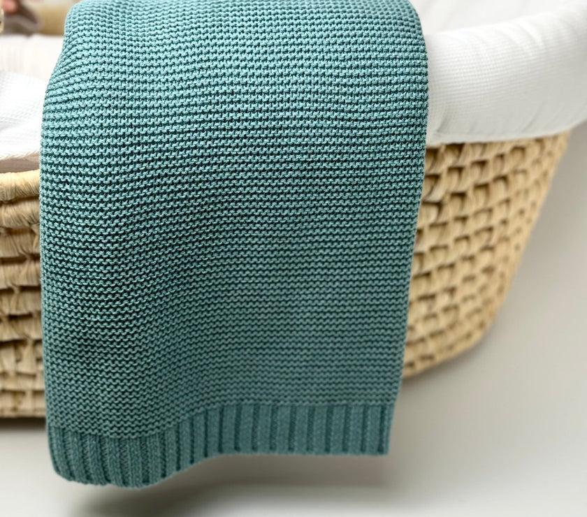Mint Babydecke - Kuschelweich - bergkindl