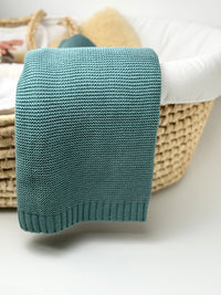Mint Babydecke - Kuschelweich - bergkindl
