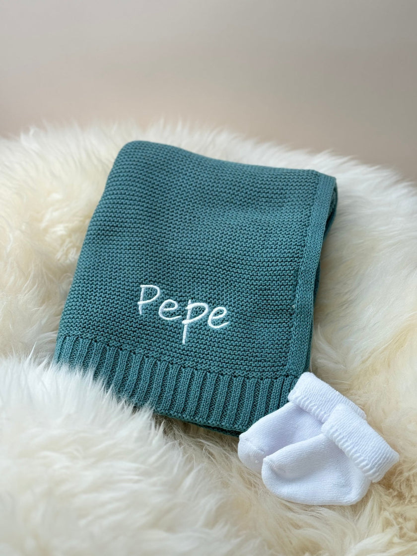Mint Babydecke - Kuschelweich - bergkindl