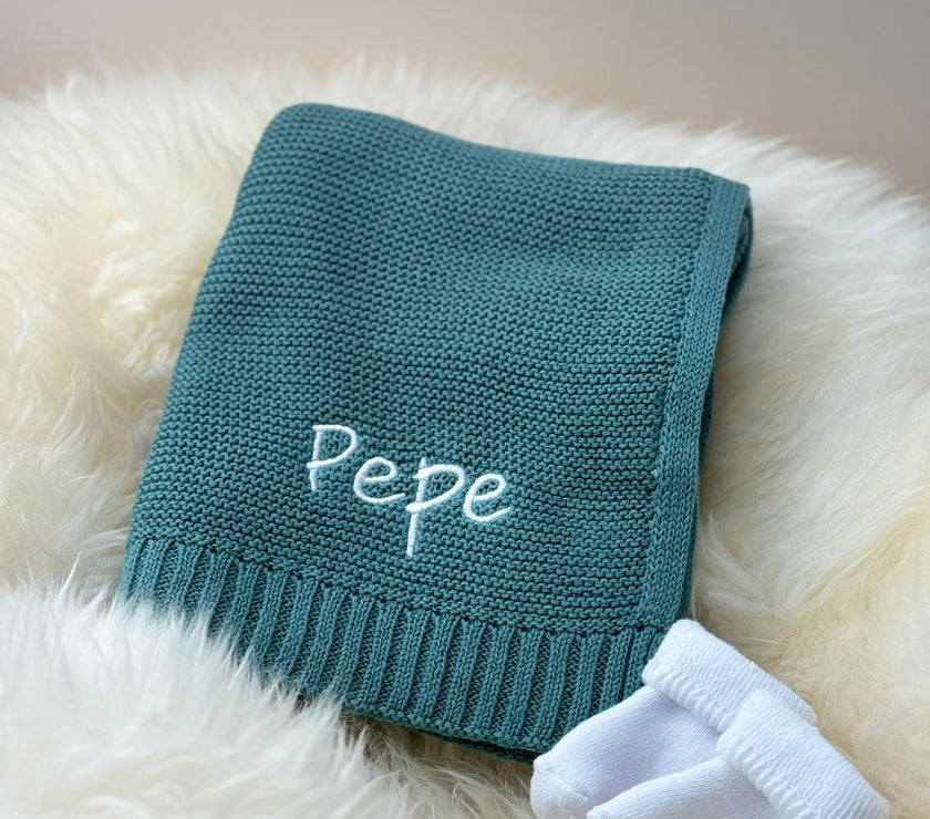 Mint Babydecke - Kuschelweich - bergkindl