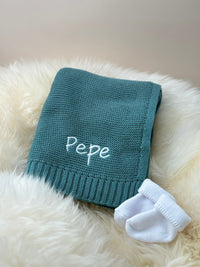 Mint Babydecke - Kuschelweich - bergkindl