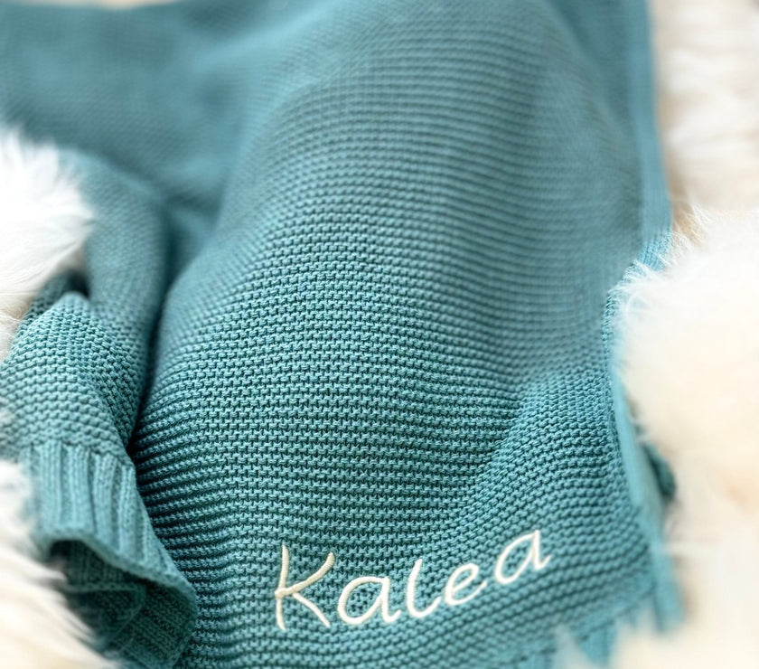 Mint Babydecke - Kuschelweich - bergkindl