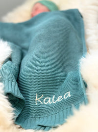 Mint Babydecke - Kuschelweich - bergkindl