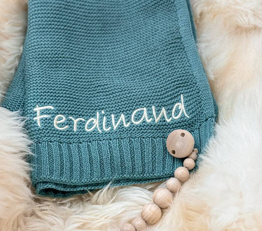 Mint Babydecke - Kuschelweich - bergkindl